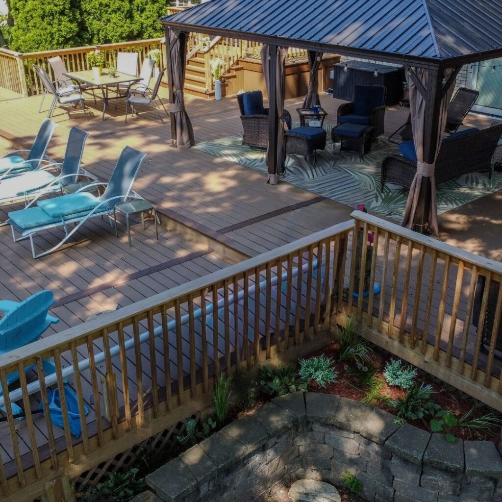 Custom Deck Build with Custom Gates and Railings