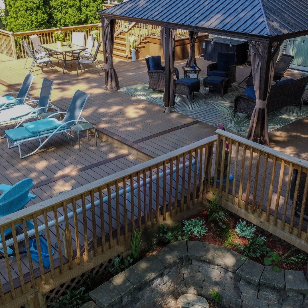 Custom Deck Build with Custom Gates and Railings