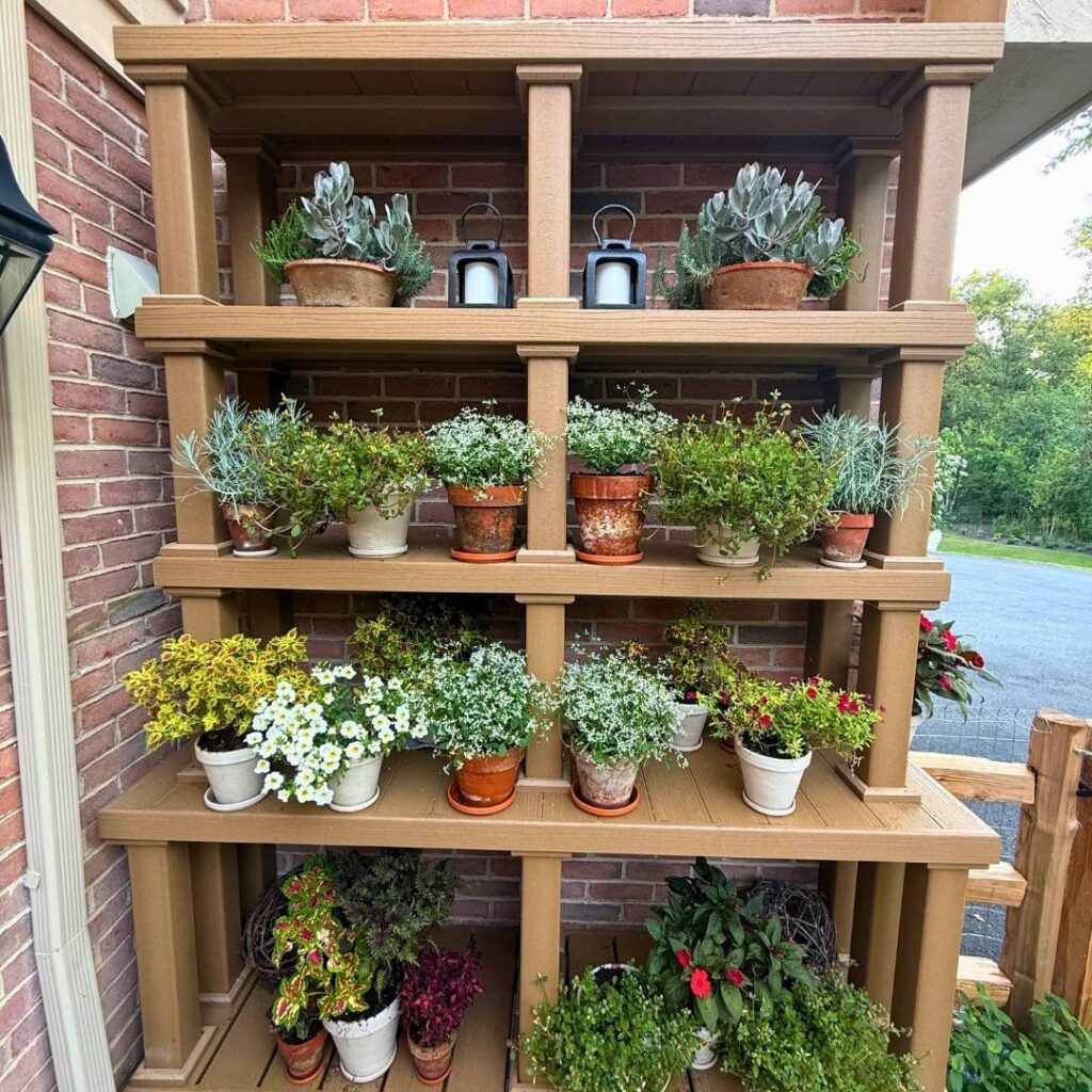 Custom plant shelf 2x8