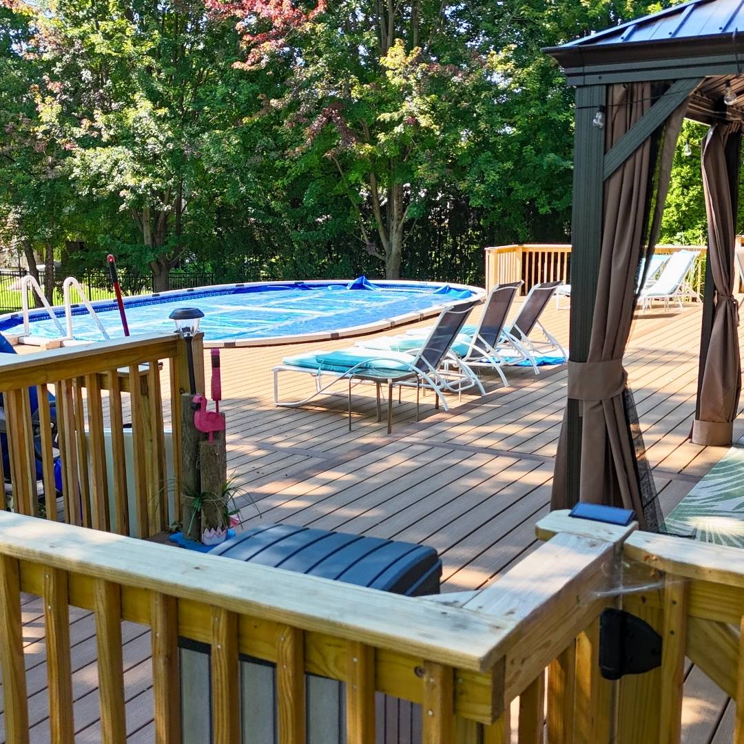 Redecking project in Schaumburg